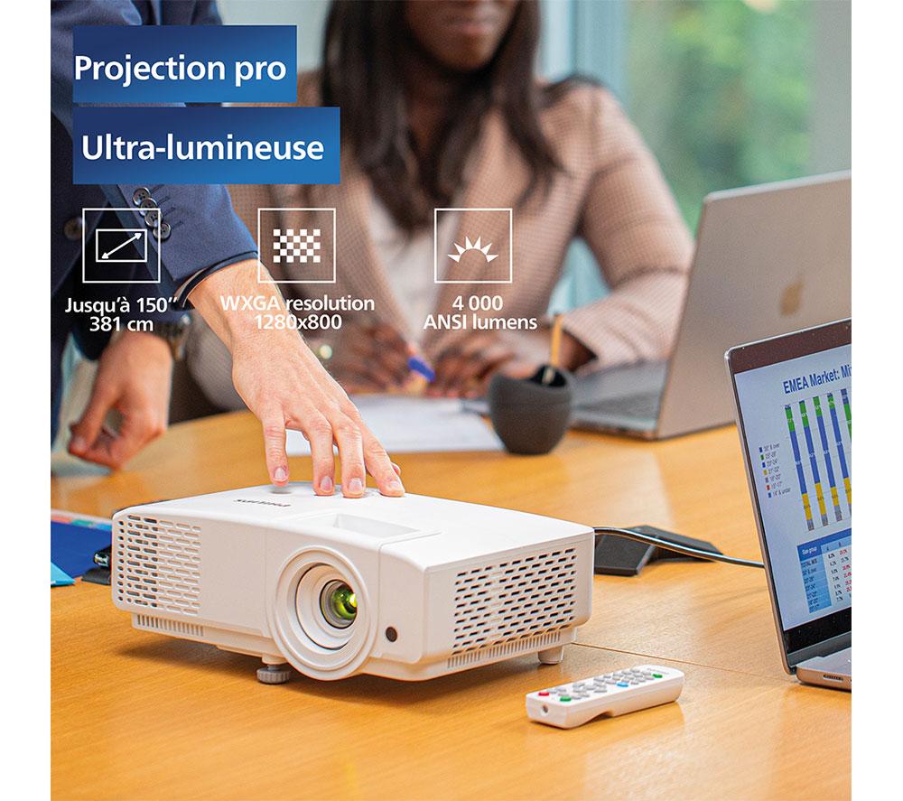 PHILIPS ProPix PRX650 HD Ready Office Projector - White image number 8 of 9