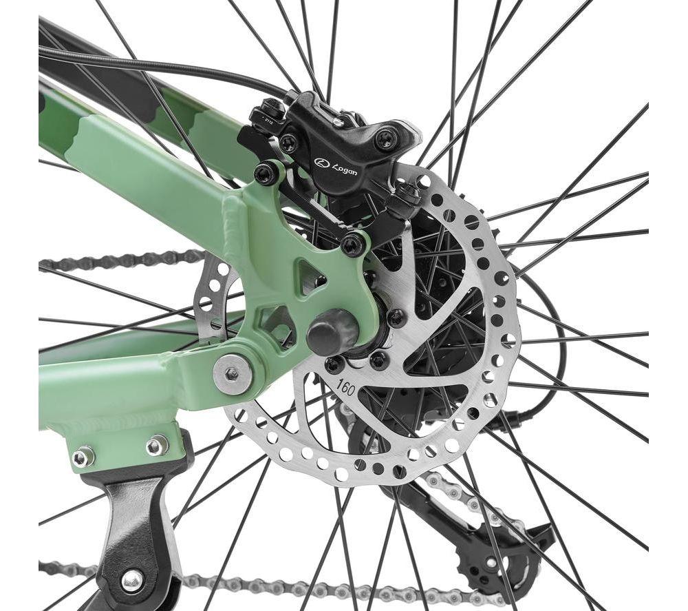 JEEP Hemlock Electric Bike - Green & Black image number 13 of 16