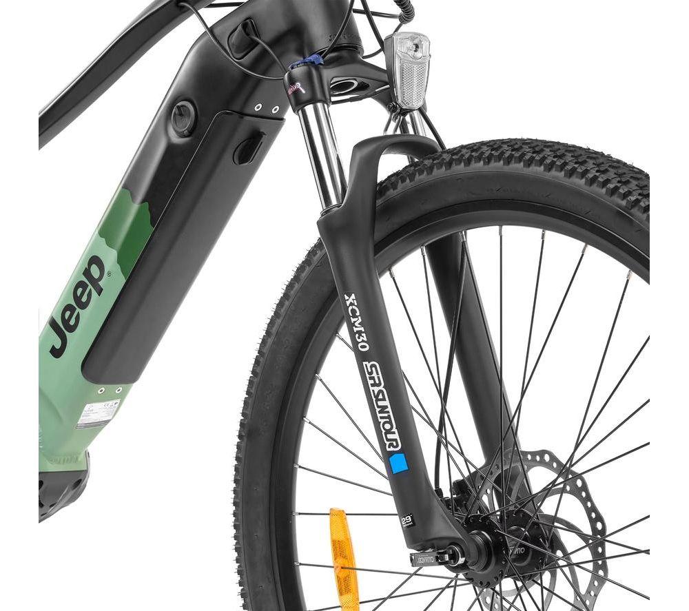 JEEP Hemlock Electric Bike - Green & Black image number 15 of 16