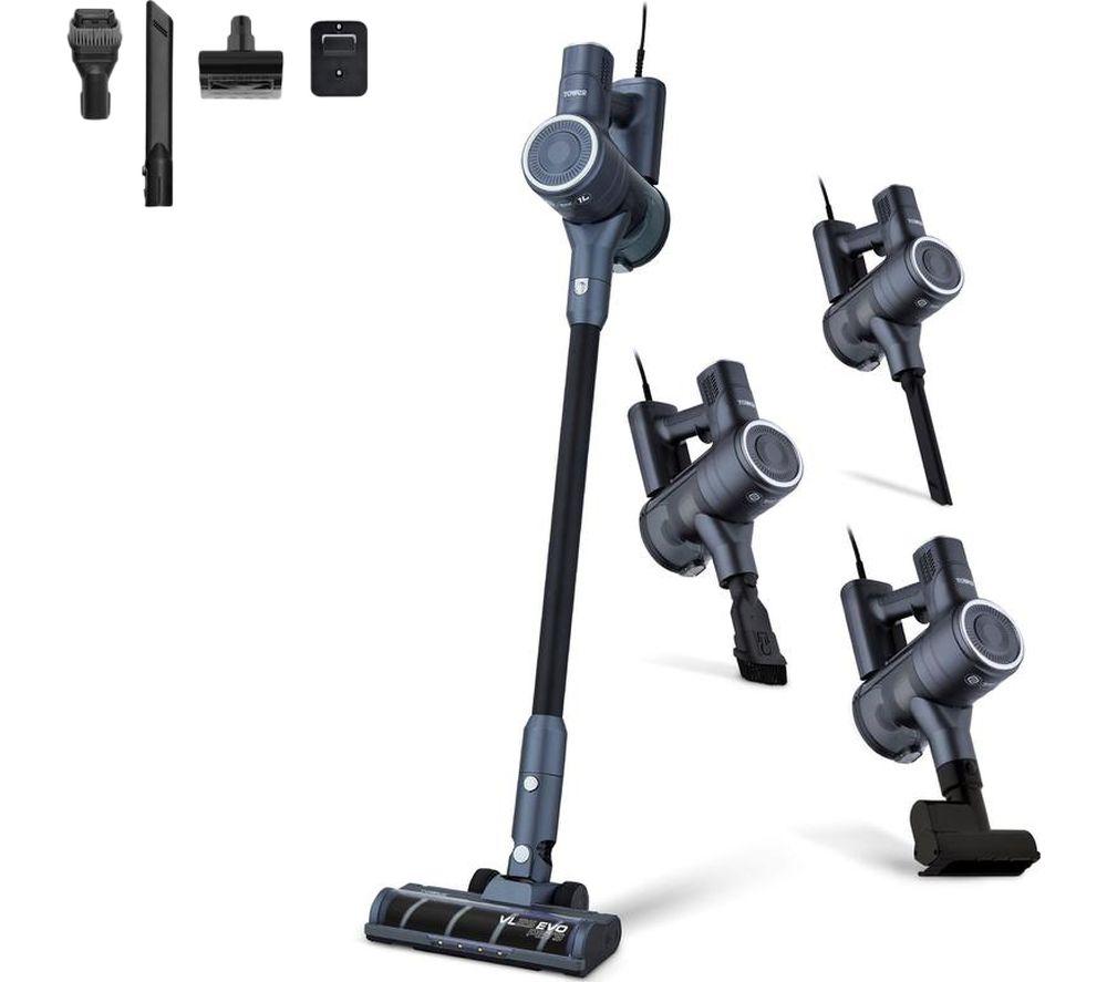 Tower Evo Pets Vl25 Upright Bagless Vacuum Cleaner - Black, Black