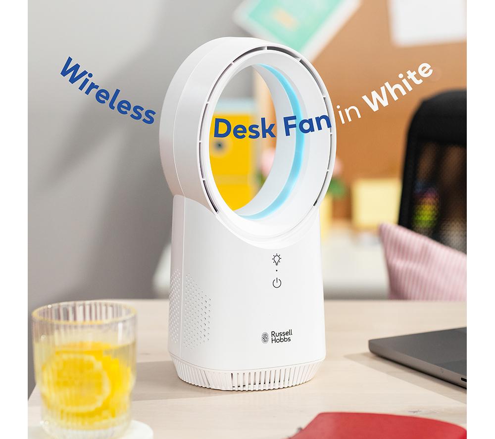 RUSSELL HOBBS RHBLDLUSB25 5" Bladeless Tower Fan - White image number 2 of 14