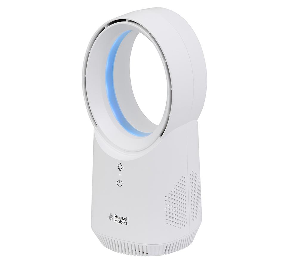 RUSSELL HOBBS RHBLDLUSB25 5" Bladeless Tower Fan - White image number 9 of 14