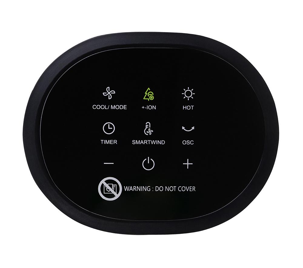 RUSSELL HOBBS RHBLDL25B Hot & Cool Bladeless Tower Fan - Black image number 16 of 16