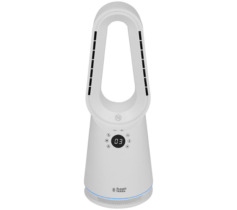 RUSSELL HOBBS RHCBLDL3IN1 Hot & Cool Bladeless Tower Fan - White image number 10 of 12