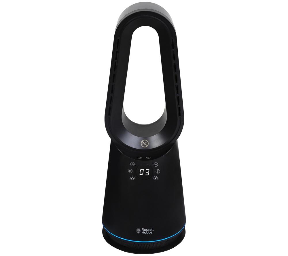RUSSELL HOBBS RHCBLDL3IN1B Hot & Cool Bladeless Tower Fan - Black image number 9 of 12