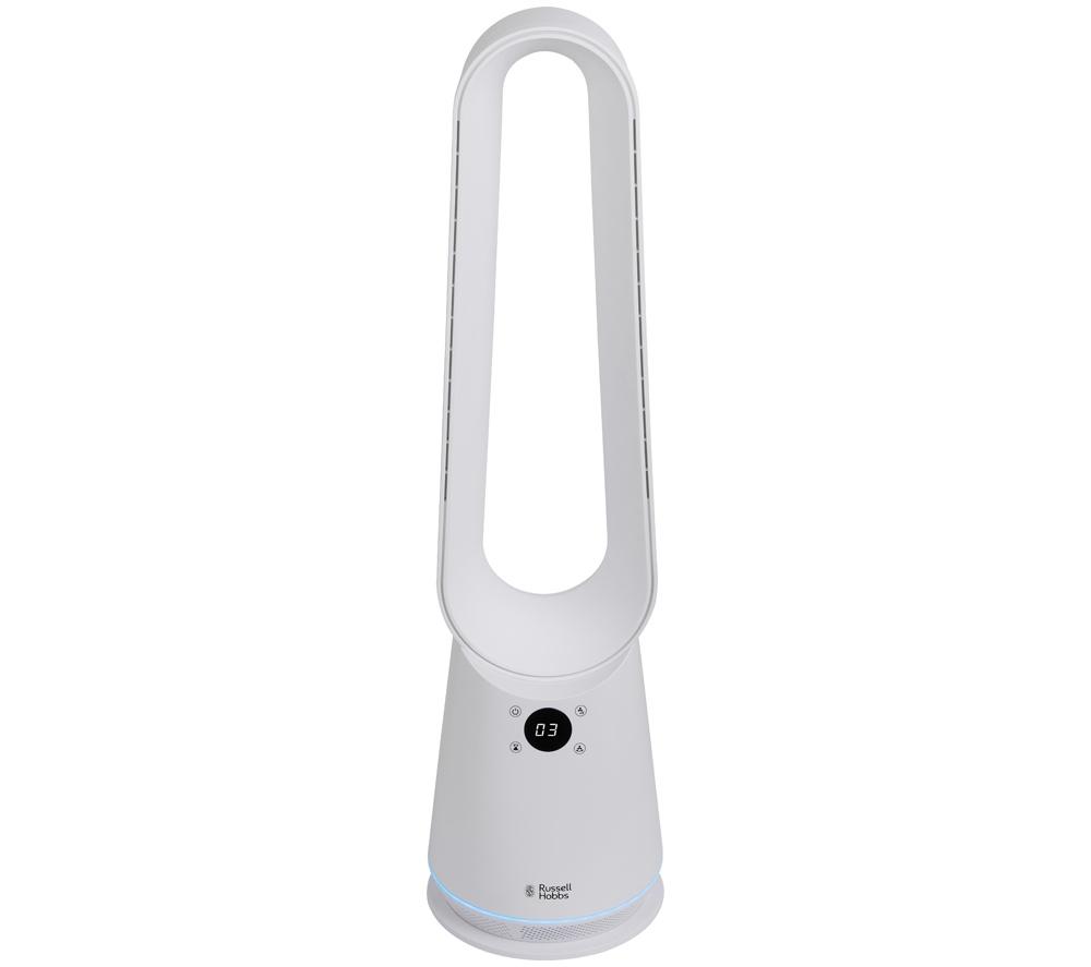 Russell Hobbs RHBLDLC25 8" Bladeless Tower Fan - White
