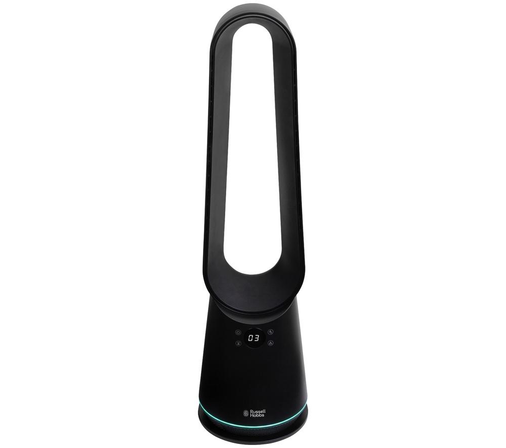 RUSSELL HOBBS RHBLDLC25B 8" Bladeless Tower Fan - Black image number 11 of 12
