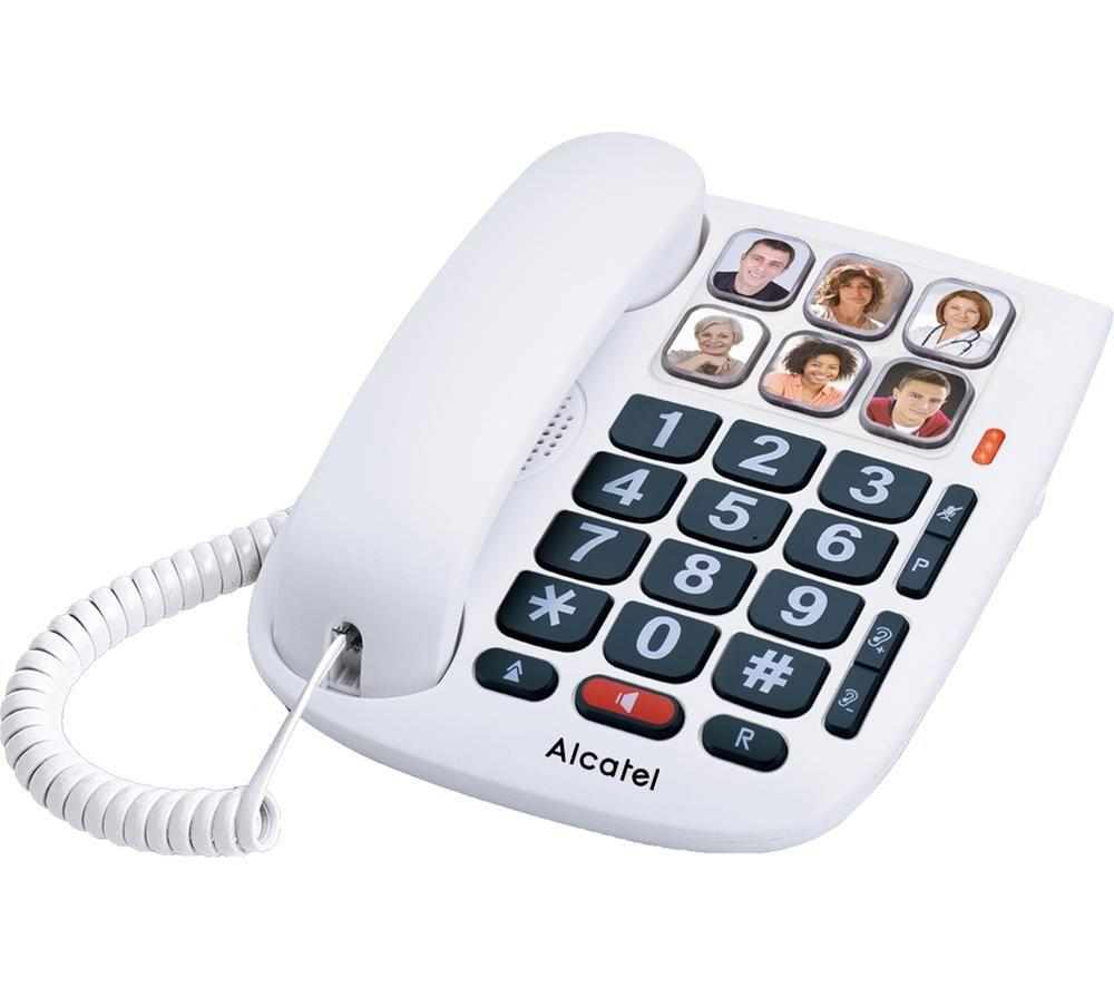Alcatel Tmax 10 Corded Phone - White, White