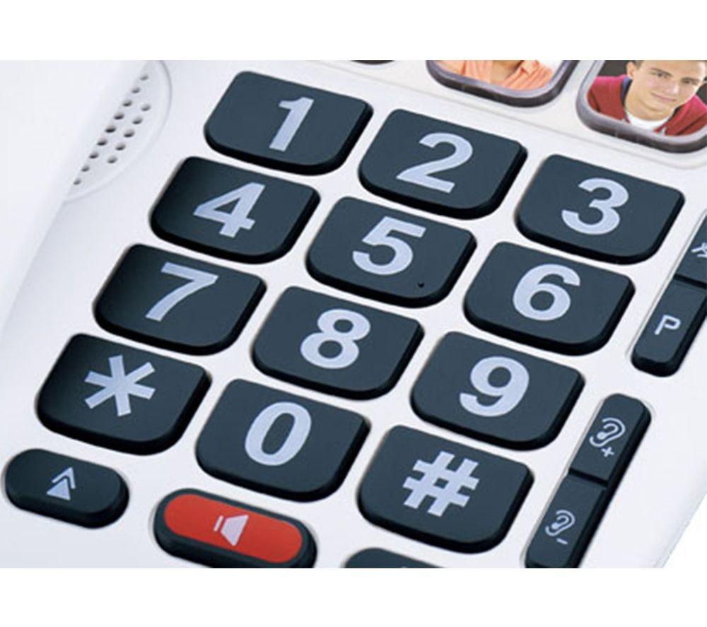 ALCATEL TMAX 10 Corded Phone - White image number 2 of 6