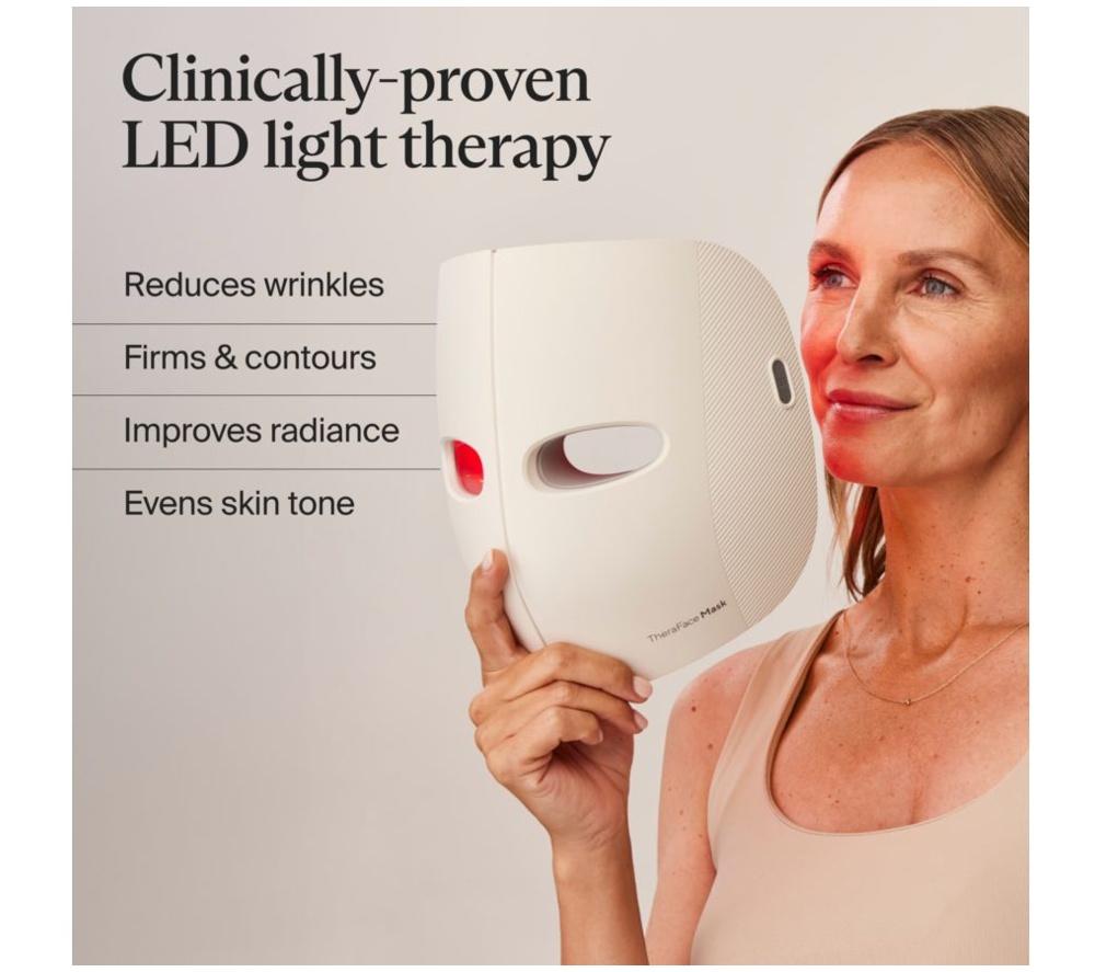 THERABODY TheraFace LED Face Mask - White image number 2 of 12
