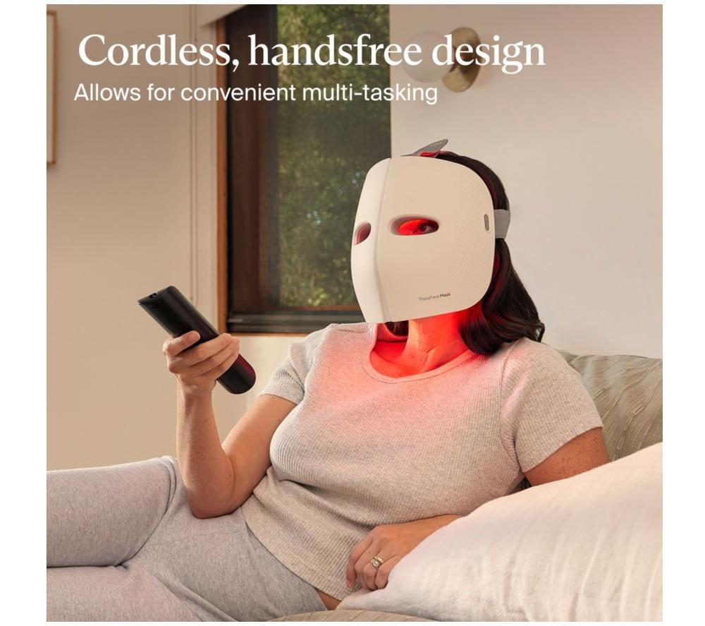 THERABODY TheraFace LED Face Mask - White image number 6 of 12