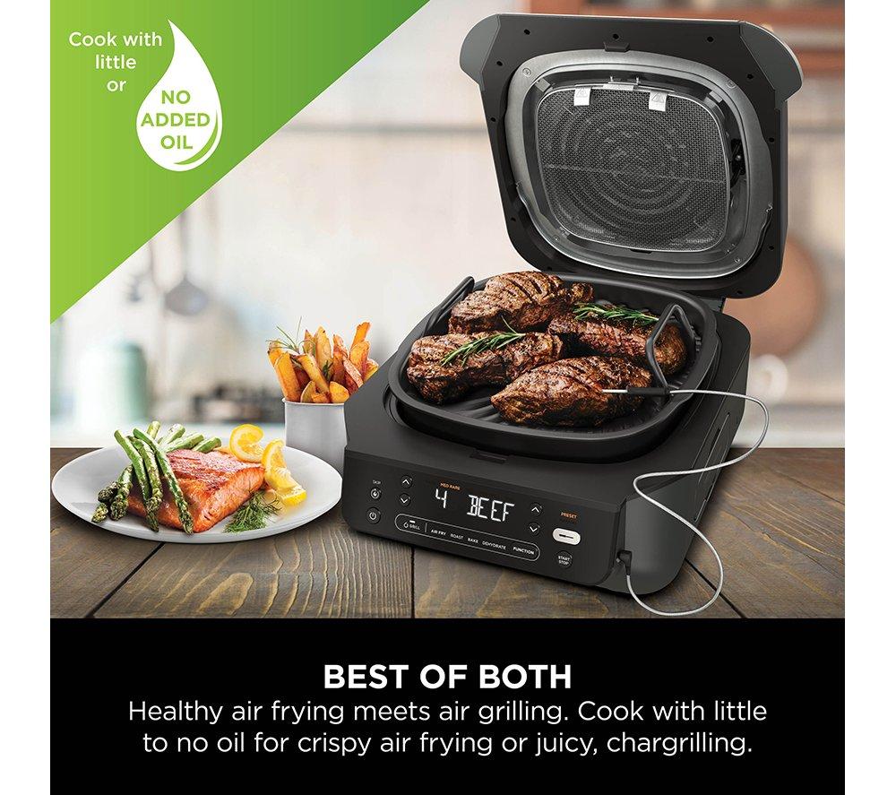 NINJA EG351UK 5-in-1 Indoor Grill & Air Fryer - Black & Silver image number 3 of 12