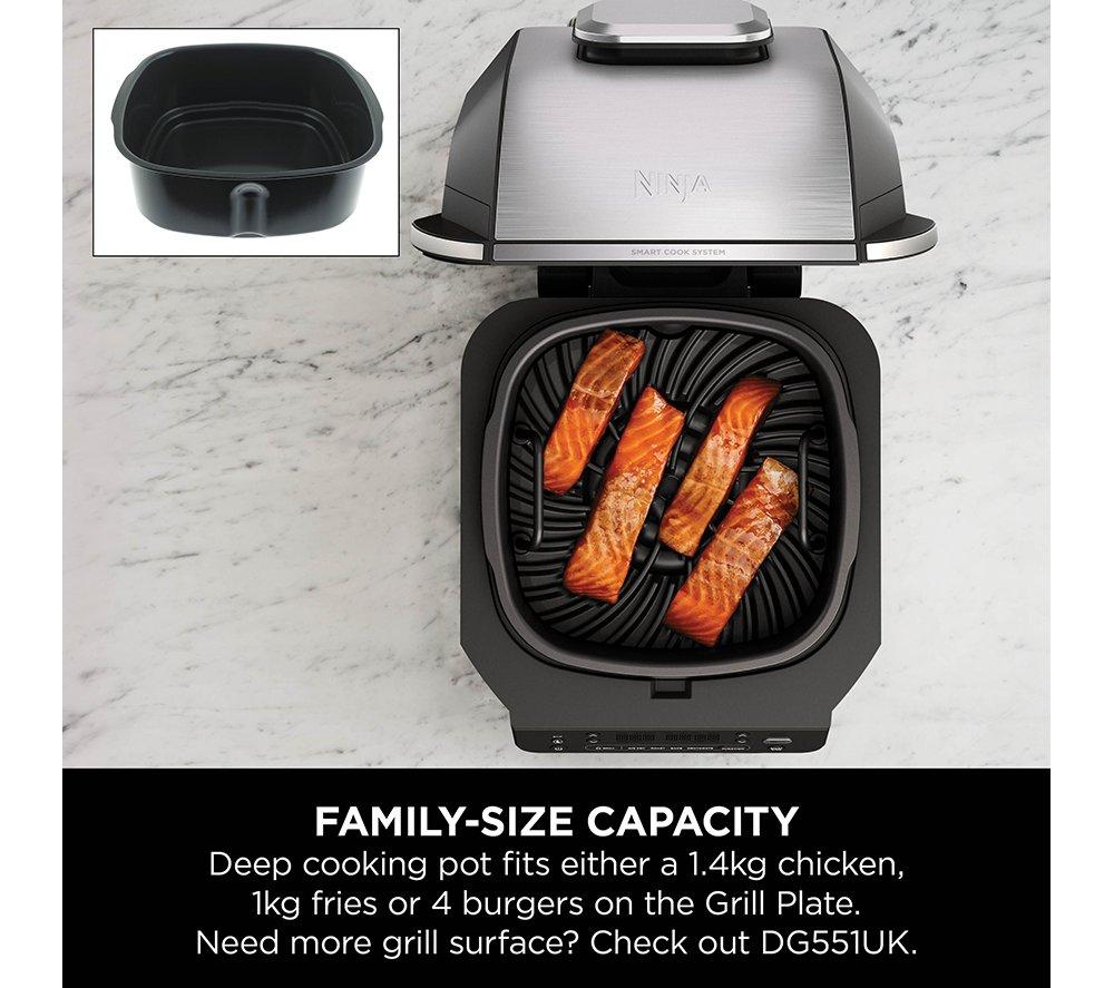 NINJA EG351UK 5-in-1 Indoor Grill & Air Fryer - Black & Silver image number 5 of 12