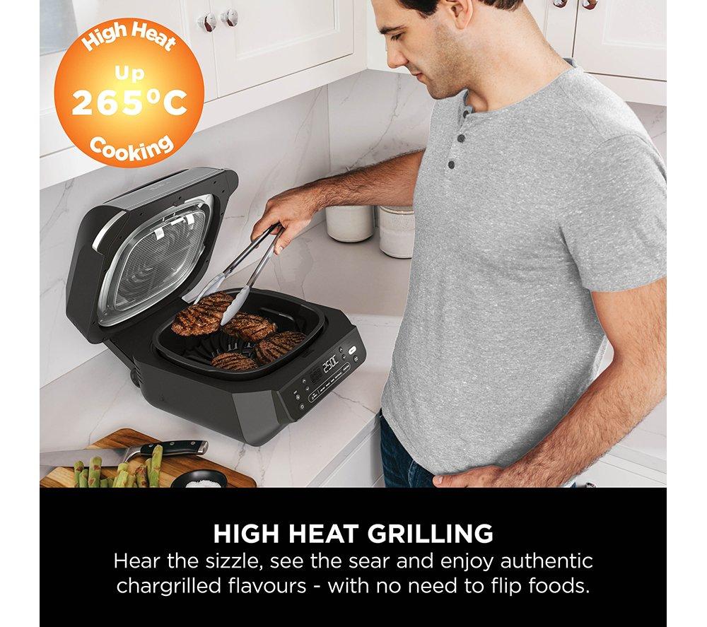 NINJA EG351UK 5-in-1 Indoor Grill & Air Fryer - Black & Silver image number 6 of 12
