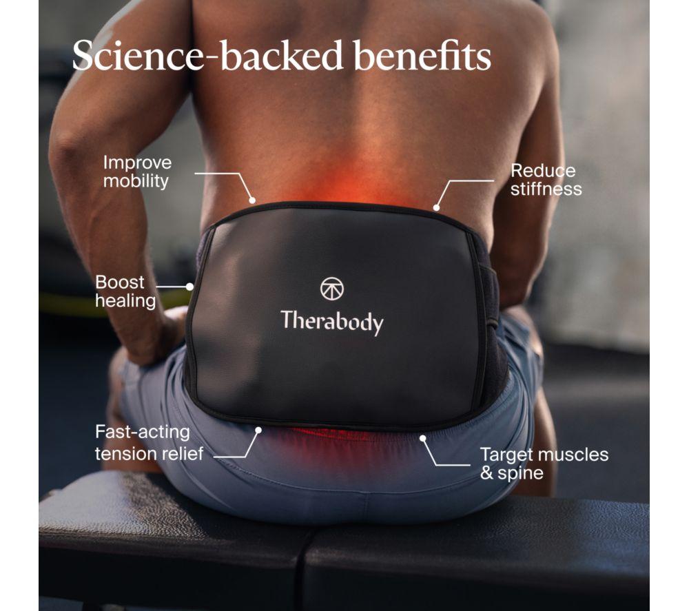 THERABODY ThermBack LED Back Massage Belt - Black image number 2 of 10