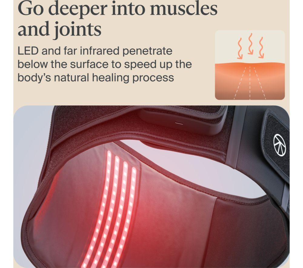 THERABODY ThermBack LED Back Massage Belt - Black image number 4 of 10