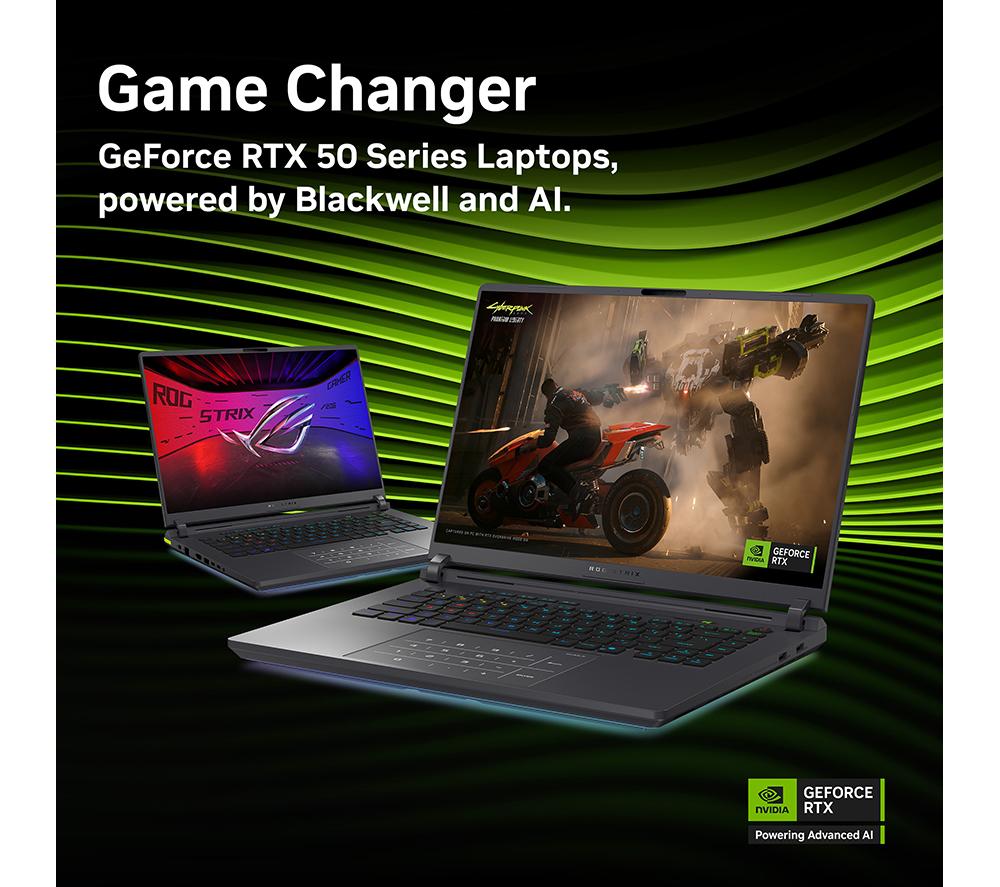 ASUS ROG Strix G16 16" Gaming Laptop - Intel&reg; Core&trade; Ultra 9, RTX 5070, 1 TB SSD image number 16 of 18