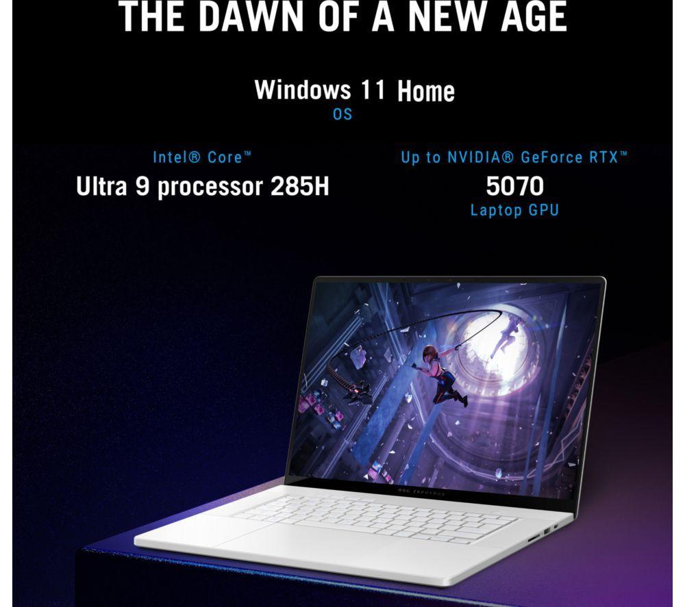 ASUS ROG Zephyrus G16 16" Gaming Laptop - Intel Core Ultra 9, RTX 5070, 1 TB SSD image number 8 of 18