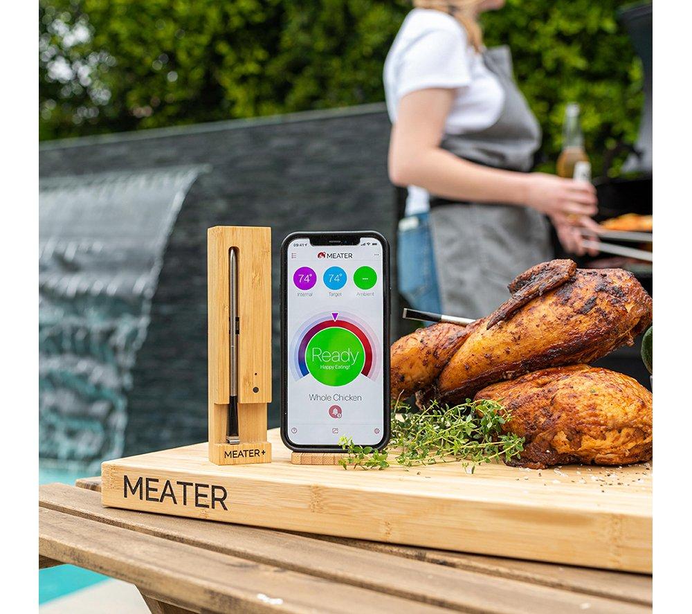 MEATER Plus Smart Meat Thermometer - Honey & Bamboo image number 3 of 11