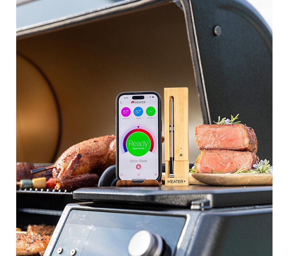 MEATER Plus Smart Meat Thermometer - Honey & Bamboo image number 4 of 11