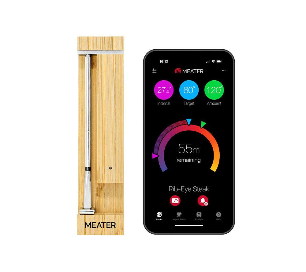 MEATER Pro Smart Meat Thermometer - Honey & Bamboo image number 2 of 19
