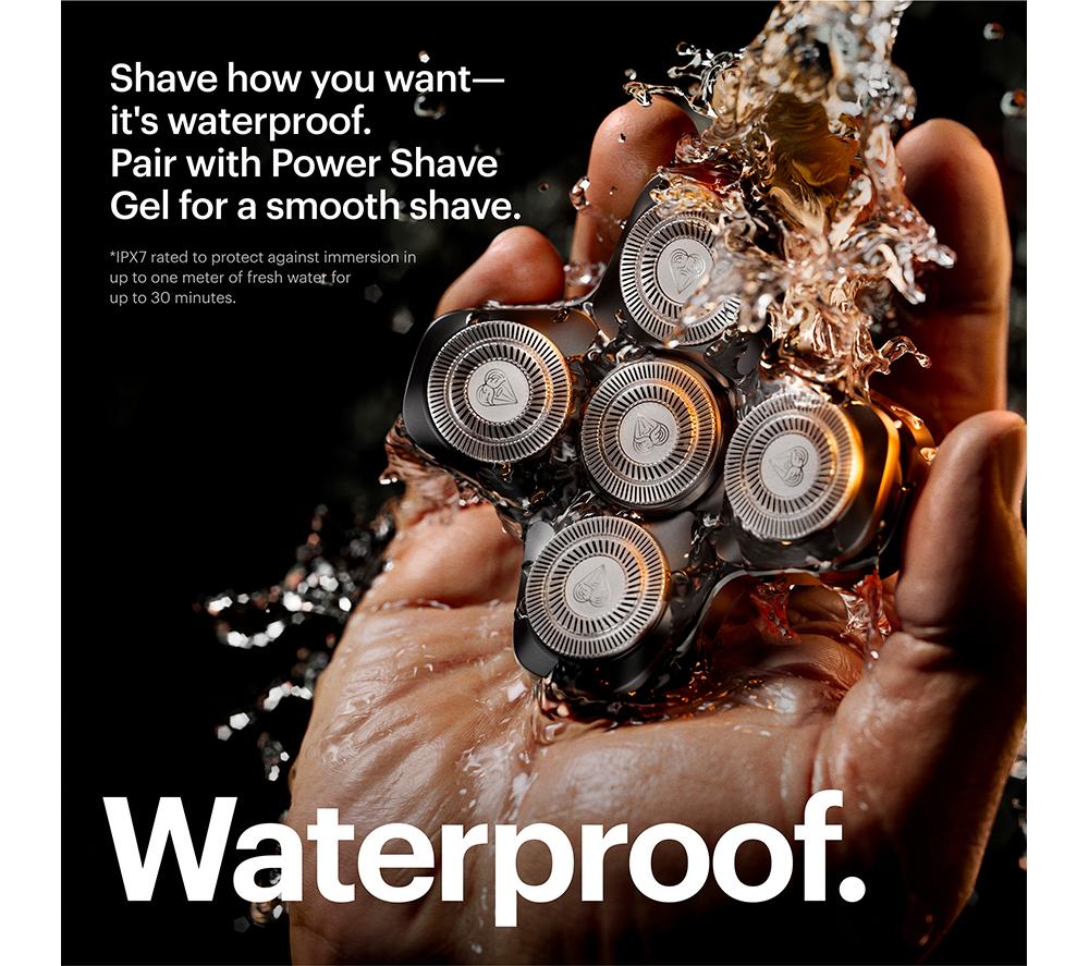 MANSCAPED The Dome Shaver Pro Wet & Dry Rotary Head Shaver - Black image number 7 of 8