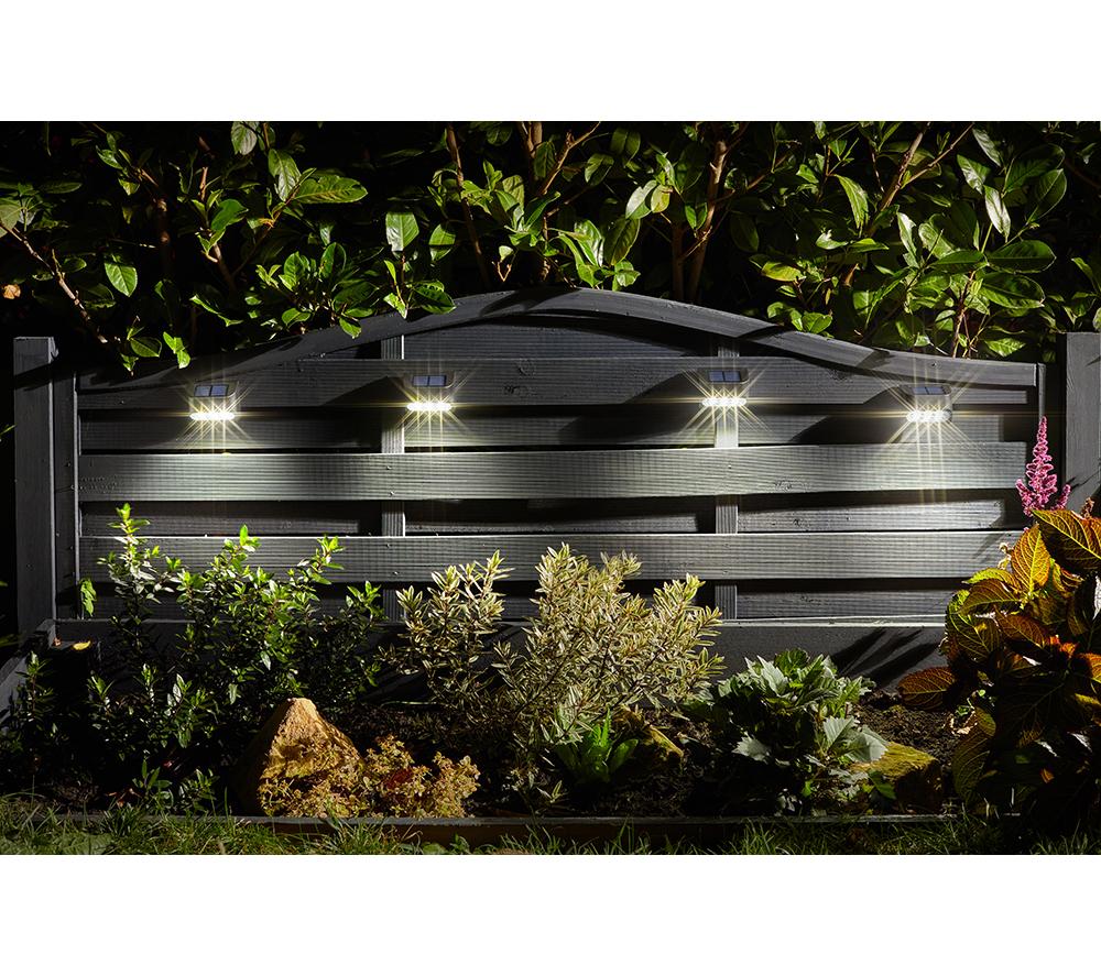 SMART GARDEN SuperBright Solar Premier Wall, Fence & Post Light - Pack of 4 image number 2 of 4