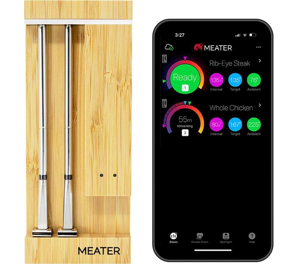 MEATER Pro Duo Smart Meat Thermometer - Honey & Bamboo image number 12 of 13