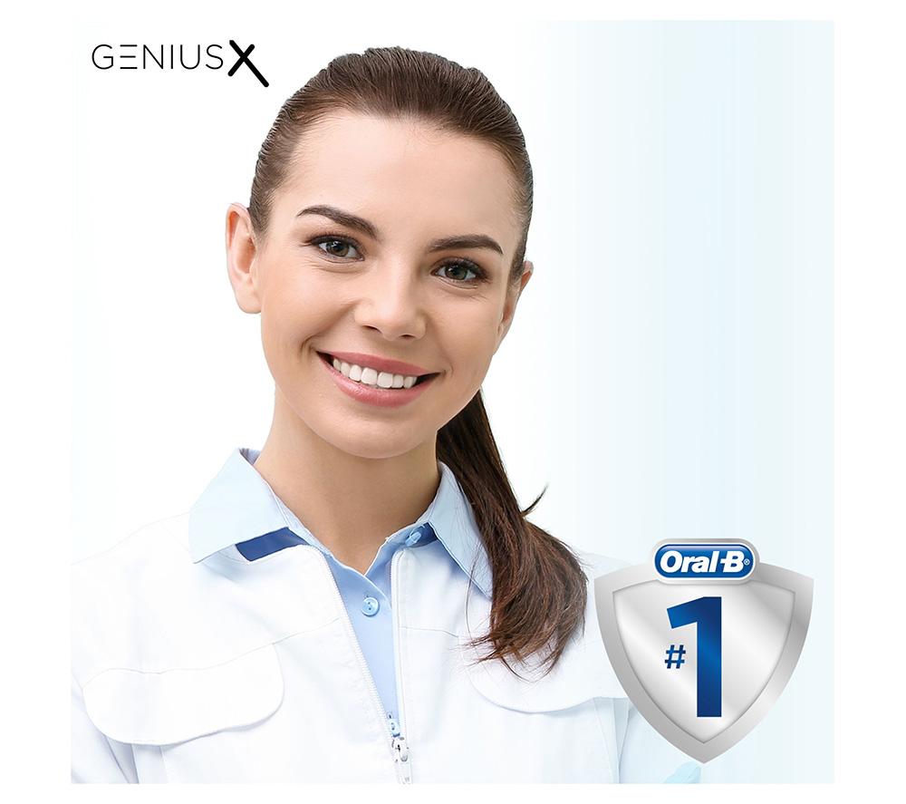 ORAL-B Genius X Electric Toothbrush - Rose Gold image number 9 of 9