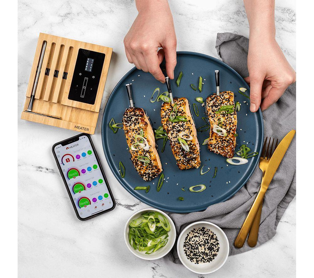 MEATER Block Smart Meat Thermometer - Honey & Bamboo image number 3 of 12