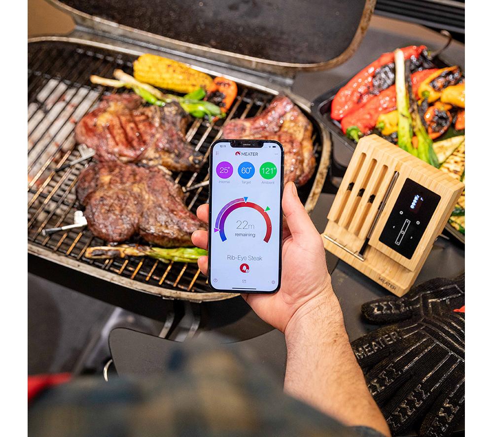 MEATER Block Smart Meat Thermometer - Honey & Bamboo image number 7 of 12