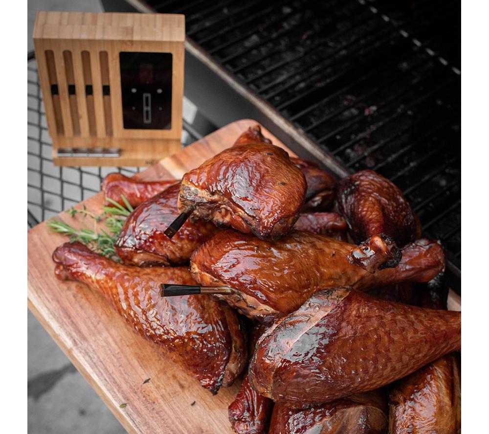 MEATER Block Smart Meat Thermometer - Honey & Bamboo image number 9 of 12