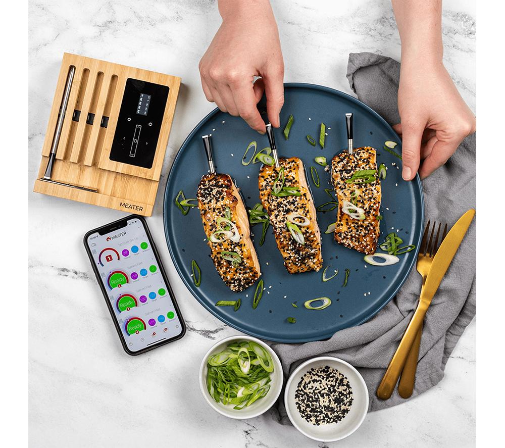 MEATER Block Smart Meat Thermometer - Honey & Bamboo image number 12 of 12