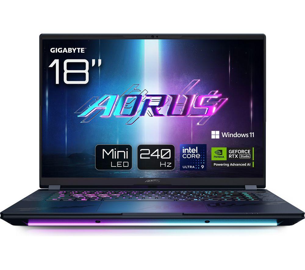 GIGABYTE AORUS MASTER 18 18" Gaming Laptop - Intel Core Ultra 9, RTX 5090, 2 TB SSD