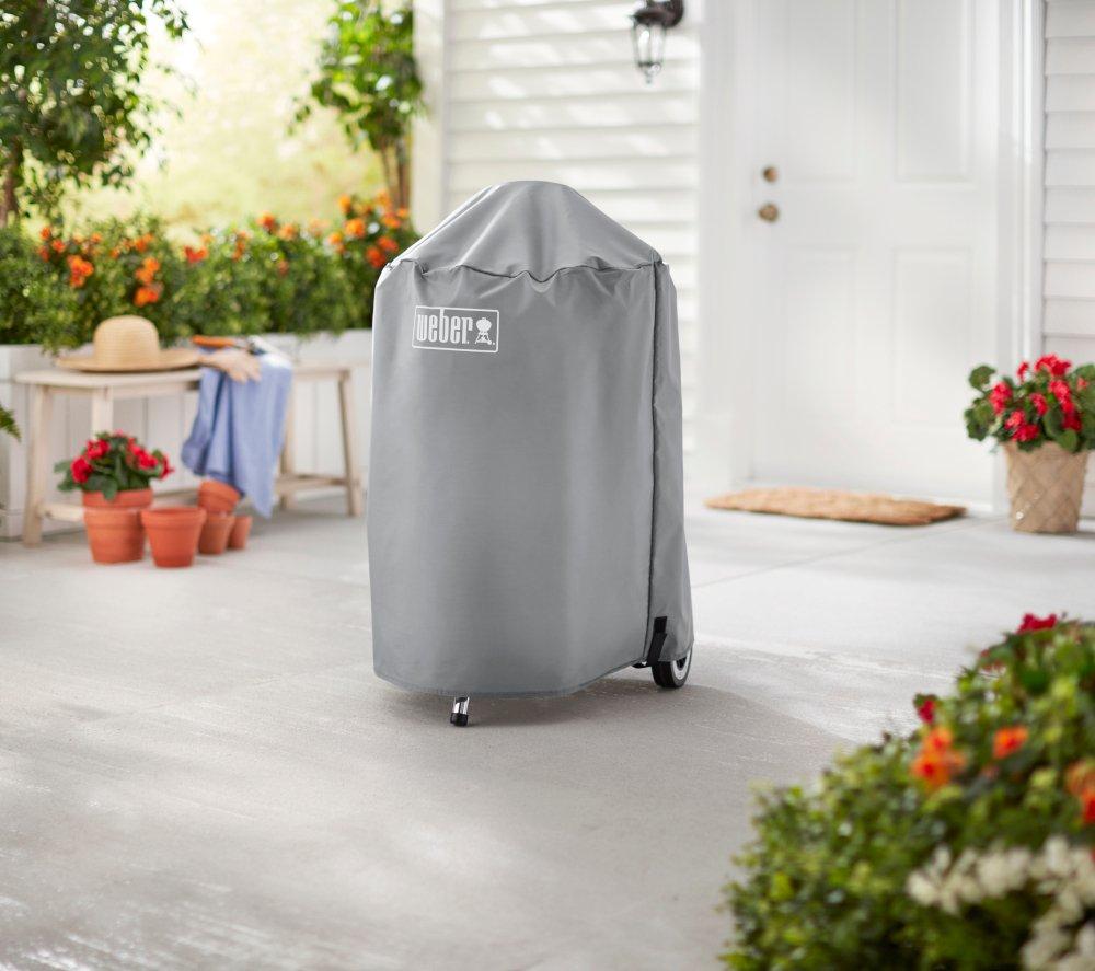 WEBER Charcoal Barbecue Cover - 47 cm, Grey image number 3 of 5
