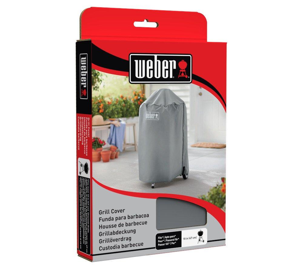 WEBER Charcoal Barbecue Cover - 47 cm, Grey image number 4 of 5
