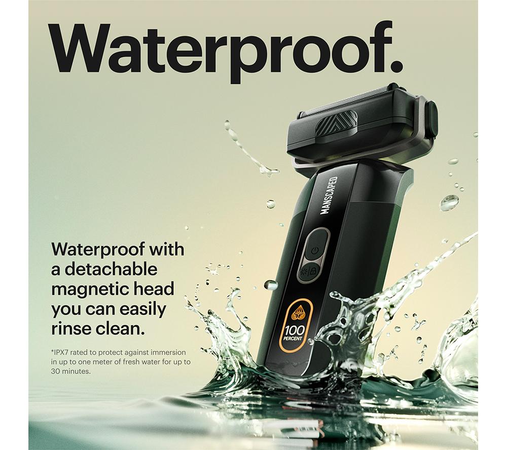 MANSCAPED The Chairman Pro Wet & Dry Foil Shaver - Black image number 4 of 8