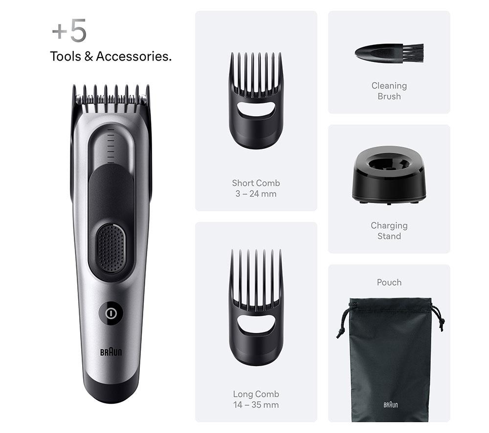 BRAUN Series 7 HC7590 Hair Clipper - Grey image number 7 of 7