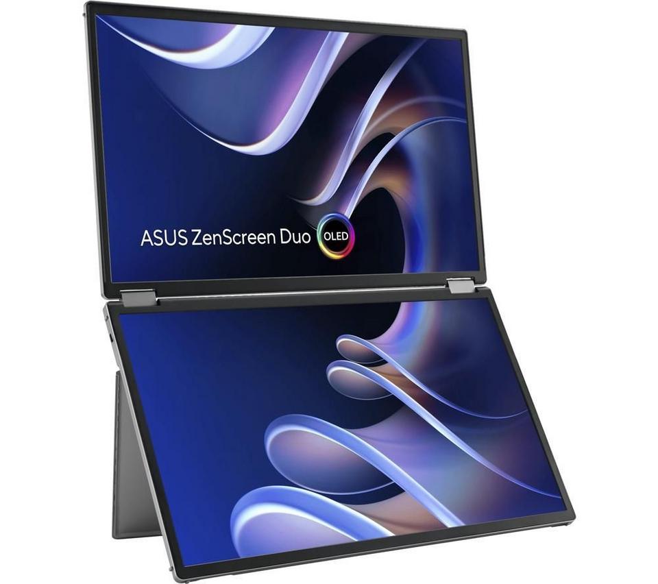 ASUS ZenScreen Duo MQ149CD Full HD 14" OLED Foldable Monitor - Grey