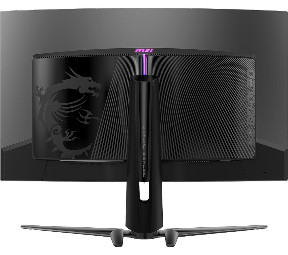 MSI MPG 321CURX 4K Ultra HD 32" Curved QD-OLED Gaming Monitor - Black image number 3 of 9