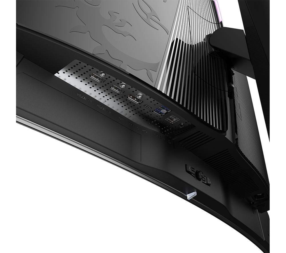 MSI MPG 321CURX 4K Ultra HD 32" Curved QD-OLED Gaming Monitor - Black image number 9 of 9
