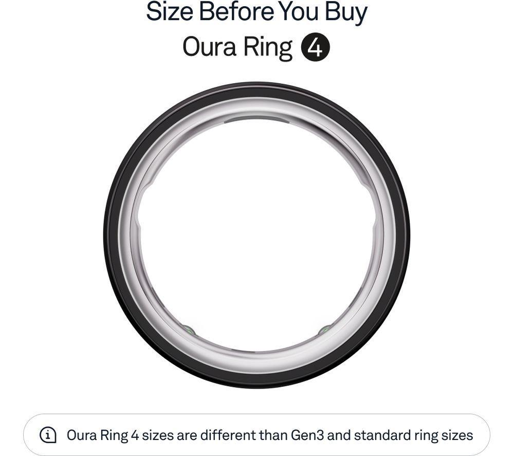 OURA Ring 4 - Black, Size 14 image number 2 of 11