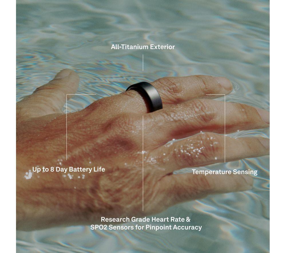 Buy OURA Ring 4 - Stealth, Size 6 | Currys