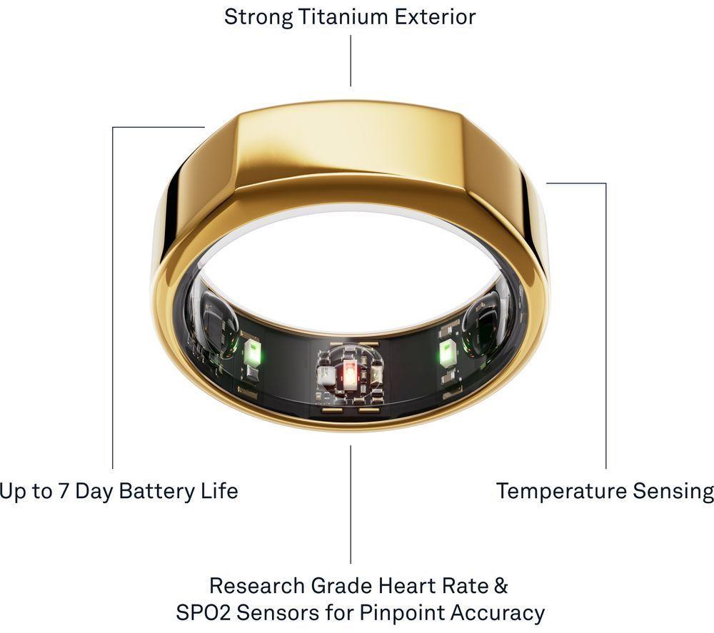 Buy OURA Ring Gen3 Heritage - Gold, Size 11 | Currys