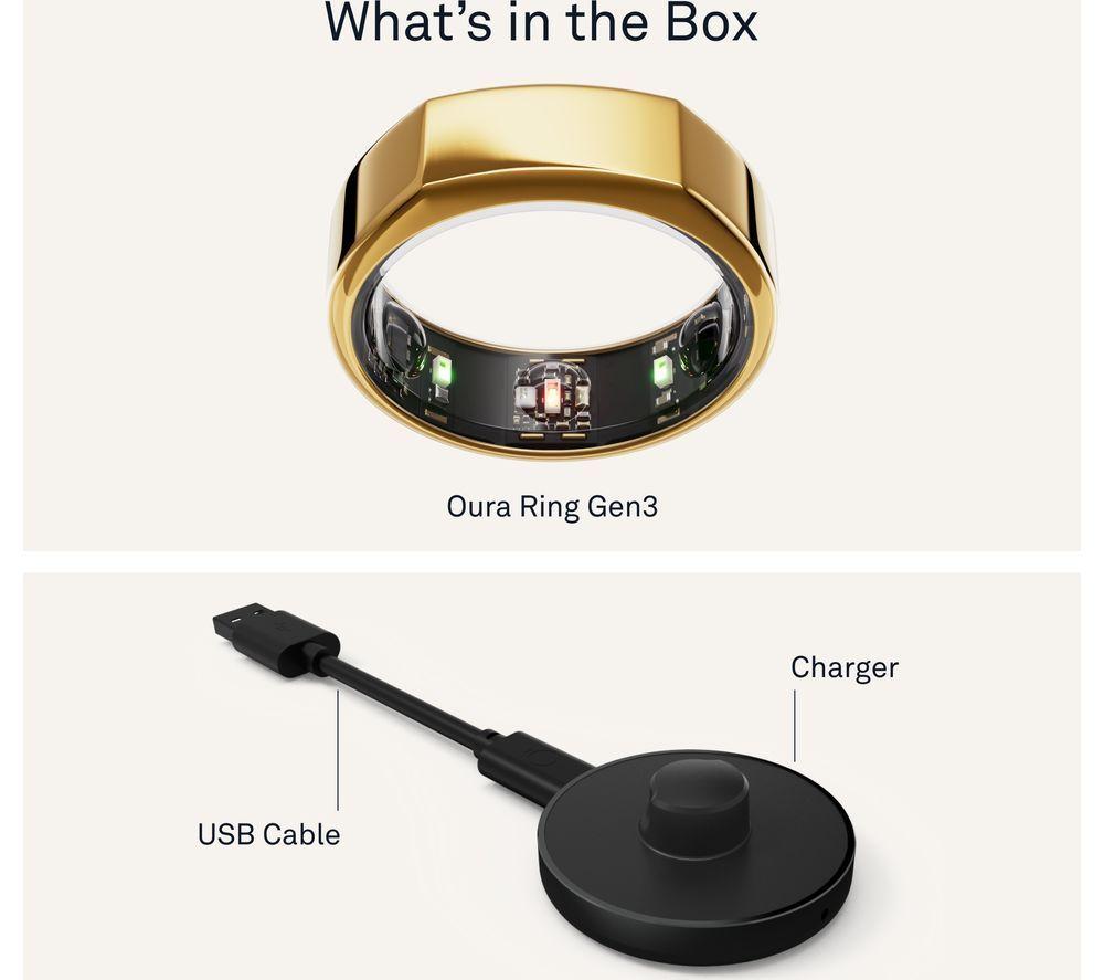 Buy OURA Ring Gen3 Heritage - Gold, Size 11 | Currys