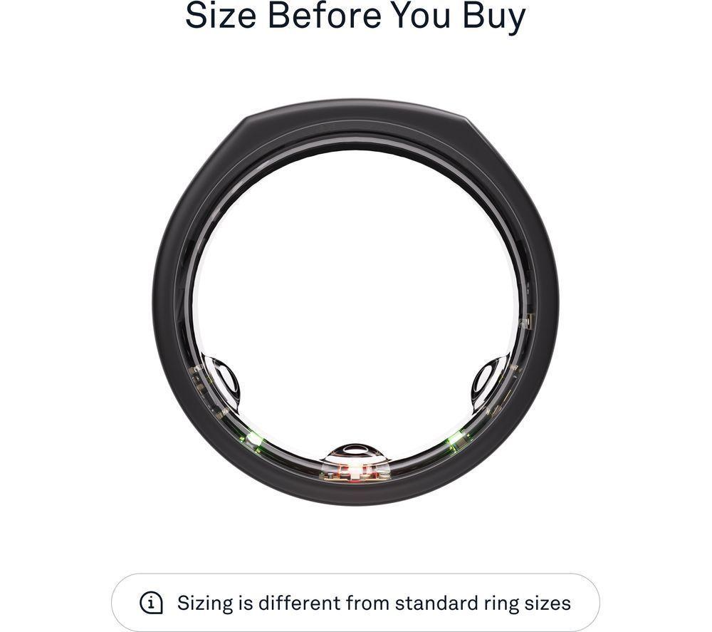 Buy OURA Ring Gen3 Heritage - Stealth, Size 9 | Currys