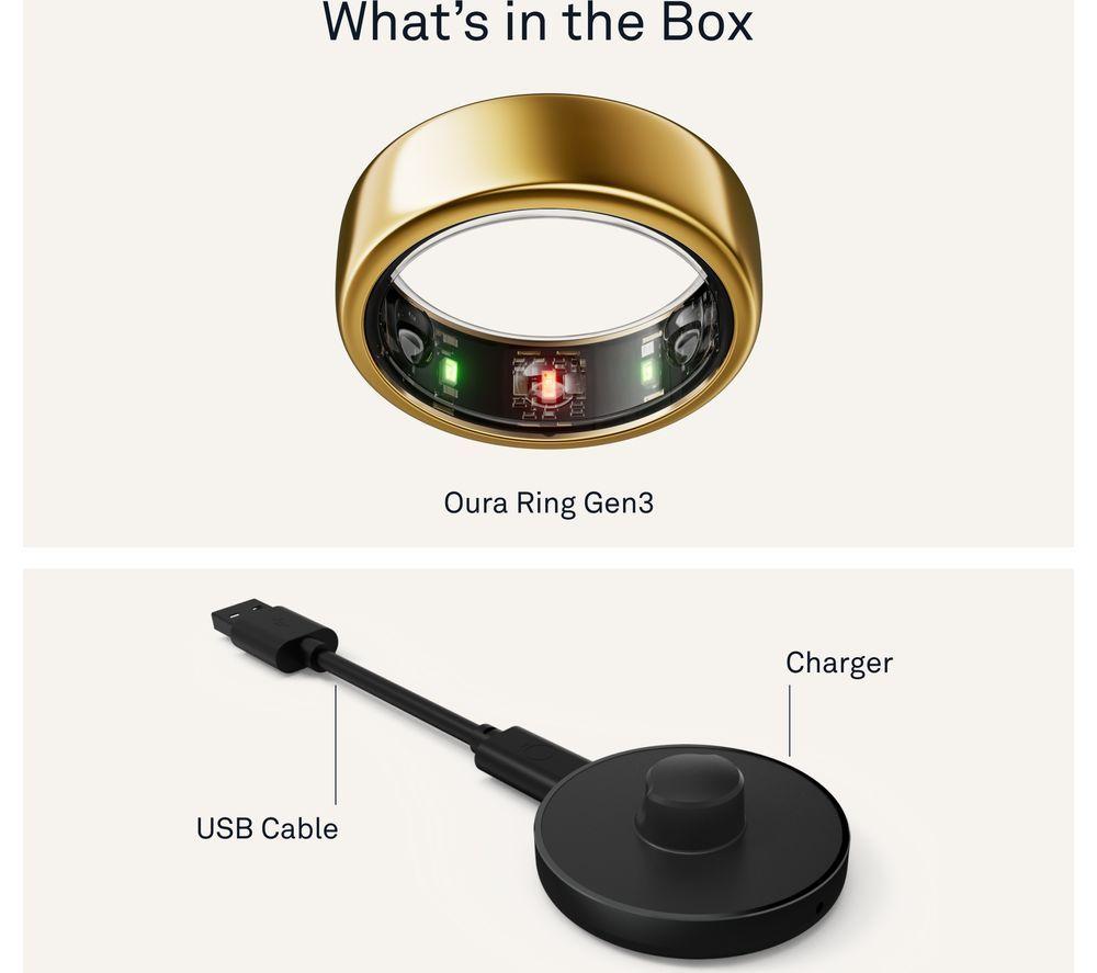 OURA Ring Gen3 Horizon - Gold, Size 11 image number 7 of 10