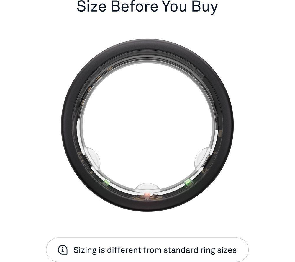 OURA Ring Gen3 Horizon - Stealth, Size 7 image number 2 of 10