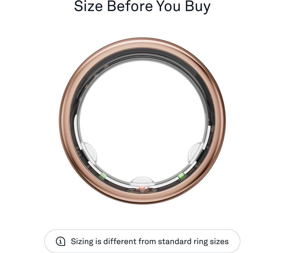 OURA Ring Gen3 Horizon - Rose Gold, Size 11 image number 2 of 12