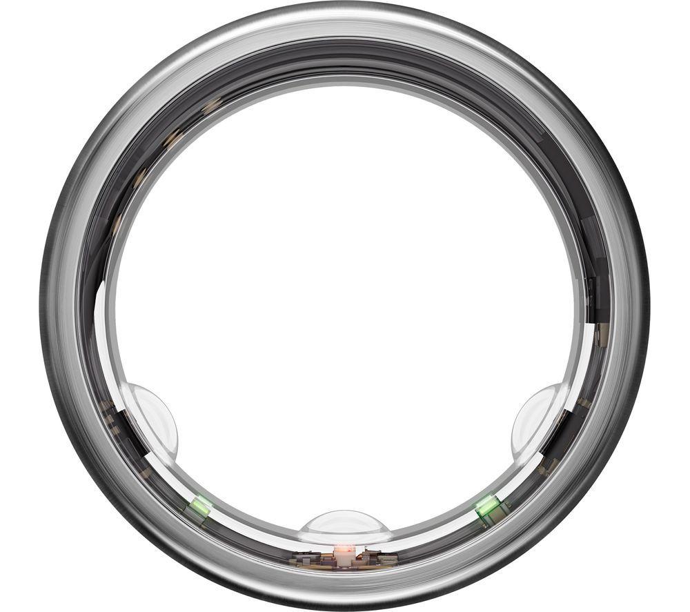 OURA Ring Gen3 Horizon - Brushed Titanium, Size 6 image number 2 of 5